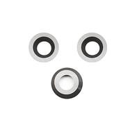 CDBP Plaquette ronde en carbure 8,9mm (R8,9 x 1,85mm) pour Outil de creusage courbe, Pastille ronde en carbure Ci5, 3 pièces