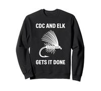 CDC and Elk Gets It Done Fly Fishing Citation Fly Tiers Sweatshirt