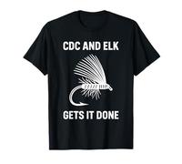 CDC and Elk Gets It Done Fly Fishing Citation Fly Tiers T-Shirt