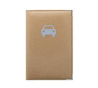 CDCT Porte Papier Voiture Voiture Scintillant Beige Fabrication Française + étui Carte Grise + étui permis de Conduire