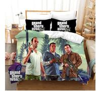 CDD-289 Jeu de literie 3d GTA V ensemble de literie avec dessins animés housses de couette Grand vol linge de l Taille:200X200cm