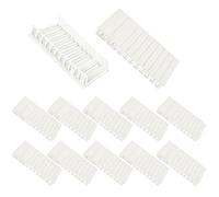 cddcwz 12 Bandes cache tableau electrique,obturateur tableau electrique | Compartiments Modulaires Divisibles et Combinables, cache compteur electrique pour Boîtier d'Alimentation, Blanc