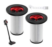 CDDCWZ 2 filtres de Lot de rechange pour aspirateur Bosch Unlimited Gen2 Série 8, filtre HEPA pour aspirateur Bosch 12036642,12023349 (avec brosses)