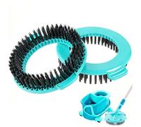 CDDCWZ 2 têtes de Brosse de Rechange pour Balai à Franges Rotatif