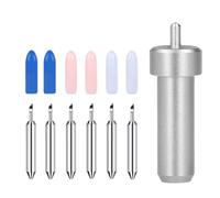 CDDCWZ Lames de Rechange pour Cricut Joy Xtra/Extra, 1 Porte-Lames et 6 Lames de découpe, Lame de découpe Fine, pour Couteaux Cricut avec Lames à Pointe Fine 30°/45°/60°