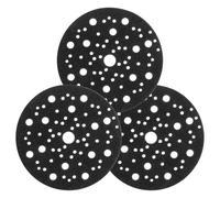 CDDCWZ Patin de protection Ø 150 mm, 70 trous, 3 pièces, pour protéger les patins de ponçage avec support auto-agrippant, 8295612111 (noir)