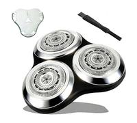 CDDCWZ Tête de rasage de remplacement complète pour série 9000, tête de rasage SH90 compatible avec S9911 S9731 S9711 S9511 S9111 S9031 S9988 (argent)