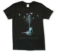 CDDEDSG Imagine Dragons Ballerina Black T T-Shirts à Manches Courtes Band Merch(Small)