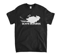 CDDEDSG Inspired by Phantom of The Paradise T Shirt - Death Records 70's Depalma Black Black(X-Large)