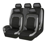 CDDHQFD 1 Jeu Voiture Ensembles de Housses de Siège pour Audi Q2 SUV 2016 2017 2018 2019 2020 2021 2022 2023 2024, Cuir Imperméable Anti-Rayures Respirant Protection Accessoire,Grey