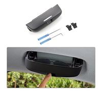 CDEFG Compatible avec Audi A3 8Y 8V A1 GB A4 B8 B9 A5 A6 C7 C8 Q2 Q3 F3 8U Q5 Q7 2013-2025 Étui à Lunettes de Voiture Support Lunettes de Soleil pour Poignée Avant Accessoires (Noir)