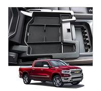 CDEFG Compatible avec Dodge RAM 1500 2019-2021 2022 Accoudoir Boîte de Rangement de Voiture Console Organizer Conteneur pour Palettes avec Porte-Monnaie pour Cartes à Monnaie Intérieur Accessoires
