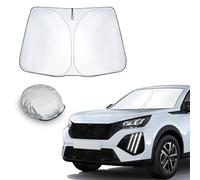 CDEFG Compatible avec Peugeot 2008 e-2008 2019-2023 2024 Protection Solaire pour Pare-Brise Avant Pare-Brise Pare-Soleil 2008 e-2008 Accessoires