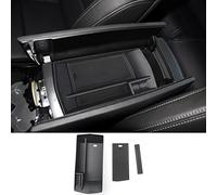 CDEFG compatible avec Peugeot 308 SW/Opel Astra L/Citroen C5 X 2021-2024 2025 Boîte de Rangement de Voiture Console Centrale Organizer Conteneur pour Palettes avec Porte-Monnaie Accessoire (Noir)