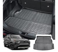 CDEFG Compatible avec Toyota RAV4 2019-2023 2024 Tapis de Coffre RAV4 Bac de Coffre Protection Antiderapant Plancher Résistant Rayures Plateau Trunk Tray Mat Voiture RAV4 2024 Accessoires