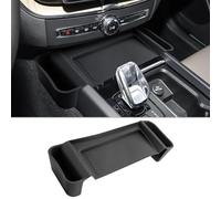 CDEFG Compatible avec Volvo XC60 2026 Facelift Organiseur de console centrale avec tapis de chargement sans fil Tapis antidérapant antidérapant Tapis de chargement de voiture XC60 2026 Accessoires