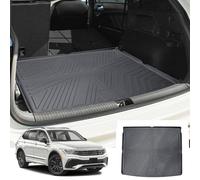 CDEFG Compatible avec VW Tiguan 3 2024 2025 Tapis de Coffre Bac de Coffre Protection Plancher Résistant Rayures Plateau Trunk Tray Mat Voiture Compatible avec Tiguan 2024 Accessoires