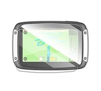 CDEFG Lot de 2 films de protection d'écran en verre trempé pour GPS Tomtom Rider 40 410 400 450 550 9H anti-rayures 4,3" GPS transparent