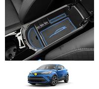 CDEFG Organiseur d'accessoires pour console centrale compatible avec CHR C-HR 2018, 2019, 2020, 2021, 2022, en matériau ABS (bleu)