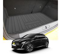 CDEFG Peugeot 208 e-208 2020-2024 2025 Tapis de Coffre, 208 Bac de Protection Antiderapant De Cargaison Imperméable Plancher Résistant Rayures Plateau 208 Trunk Tray Mat Voiture 208 2025 Accessoire