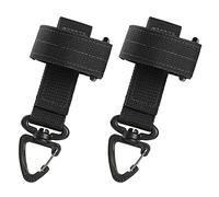 Cdemi Attache Gants, 2Pcs Porte-Gants Ceinturon Réglable, Clips de Gant avec Mousqueton Velcro, Multifonctionnels Porte-Gants Tactique, Clips de Gant de Travail pour Policier, Pompier, Travailleur