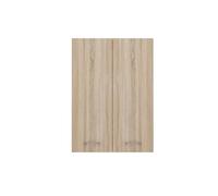 CDF Armoire pour Lave-Linge Pola Mini DD | Couleur : Chêne Sonoma | Armoire Moderne au-Dessus du Lave-Linge | Espace de Rangement | Étagères spacieuses | Côtés Lisses sans Embouts