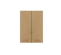 CDF Armoire pour Machine à Laver Pola Mini DD | Couleur : Anthracite - Chêne Artisan | Armoire Moderne au-Dessus de la Machine à Laver | Espace de Rangement | étagères spacieuses