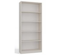 CDF Office Bibliothèque R80 | Couleur : cachemire (beige) | Pour salon, bureau, bureau | Moderne | Étagère pour livres et jouets | Idéale pour chambre d'enfant, adolescent, chambre d'adolescent