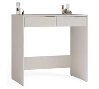 CDF Bureau Marina 2S | Couleur : cachemire (beige) | Table de travail spacieuse | Deux tiroirs spacieux | Design élégant | Construction robuste | Montage facile