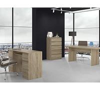 CDF Commode 5 Tiroirs Commode Chambre Chêne Sonoma Meuble Armoire de Rangement Spacieux pour Salon Bureau Spacieuse et Design Moderne Facile à Installer 40x70x109,5 cm Meuble à Vêtements