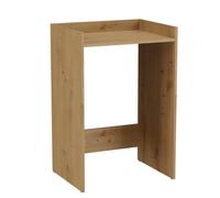 CDF Meuble Dessus Machine à Laver Étagère de Salle de Bain Support Lave-Linge avec Tablette de Rangement Gain de Place Structure Robuste Buanderie 64 x 97,5 x 50 cm - Chêne Artisan