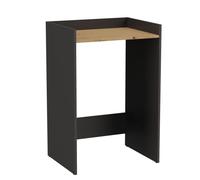 CDF Meuble Dessus Machine à Laver Étagère de Salle de Bain Support Lave-Linge avec Tablette de Rangement Gain de Place Structure Robuste Buanderie 64 x 97,5 x 50 cm -Anthracite/Chêne Artisan