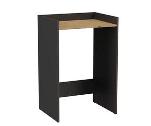 CDF Meuble Dessus Machine à Laver Étagère de Salle de Bain Support Lave-Linge avec Tablette de Rangement Gain de Place Structure Robuste Buanderie 64 x 97,5 x 50 cm -Anthracite/Chêne Artisan