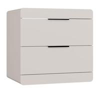 CDF Meuble sous-Vasque Suspendu Terra Cachemire 2 Tiroirs 60 cm | panneau de particules 16 mm, finition mate, cachemire, 60 x 58 x 45 cm, montage soi-même, poids 17,5 kg, charge 15 kg