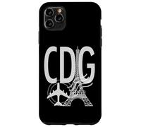 CDG Airport Code Étiquette Bagages Paris France Europe Coque pour iPhone 11 Pro Max