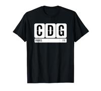 CDG Paris France Travel Souvenir Airport Code T-Shirt