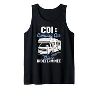CDI Camping Car Durée Indéterminée Humour Vanlife Retraite Débardeur