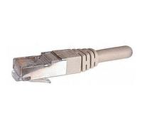 exertis Connect - Cordon de raccordement - RJ-45 (M) pour RJ-45 (M) - 10 m - blindé F/UTP - CAT 5e - démarré - gris