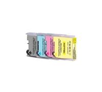 CDiscount - Pack de 4 - noir, jaune, cyan, magenta - compatible - cartouche d'encre (alternative pour : Brother LC1000BK, Brother LC1000C, Brother LC1000m, Brother LC1000Y, Brother LC970BK, Brother LC