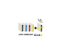 CDiscount - Pack de 5 - noir, jaune, cyan, magenta - compatible - cartouche d'encre - pour Brother DCP-135, 150, 153, 157, 350, 353, 357, 560, 770, MFC-235, 260, 465, 680, 845, 885