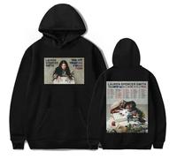 Cditoia Sweat À Capuche pour Femmes Et Hommes Imprimé Singer Lauren Merch S-pencer Smith Tour Décontracté À Manches Longues Unisexe Sweatshirts Hauts-Black||m