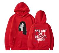 Cditoia Sweat À Capuche pour Femmes Et Hommes Imprimé Singer Lauren Merch S-pencer Smith Tour Oversize Casual Long Sleeve Pullover Unisex Sweatshirt Tops-Red||x_s