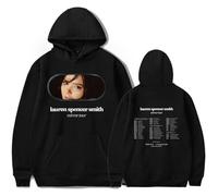Cditoia Sweat à Capuche pour Femmes et Hommes Imprimé Singer Lauren Merch S-pencer Smith Tour Pull décontracté à Manches Longues Sweatshirt Unisexe Fans Hauts-Black||XX_l
