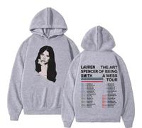 Cditoia Sweat À Capuche pour Femmes Et Hommes Imprimé Singer Lauren Merch S-pencer Smith Tour Rétro Décontracté À Manches Longues Pullover Unisexe Sweatshirts Hauts-Grey||x_l
