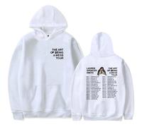 Cditoia Sweat À Capuche pour Femmes Et Hommes Imprimé Singer Lauren Merch S-pencer Smith Tour Sweatshirt Ample Décontracté À Manches Longues Unisexe-White||x_l