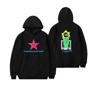 Cditoia Sweat À Capuche pour Femmes Et Hommes Imprimé Singer M-agdalena Merch B-ay Album Tour À Manches Longues Décontracté Rétro Pullover Unisexe Sweatshirt Haut-Black||m