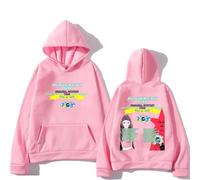 Cditoia Sweat À Capuche pour Femmes Et Hommes Imprimé Singer M-agdalena Merch B-ay Album Tour Pull Décontracté Unisexe Sweat À Manches Longues Hauts-Pink||s