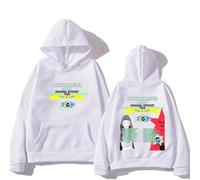 Cditoia Sweat À Capuche pour Femmes Et Hommes Imprimé Singer M-agdalena Merch B-ay Album Tour Pull Décontracté Unisexe Sweat À Manches Longues Hauts-White||l