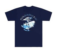 Cditoia T-Shirt pour Femmes Et Hommes Imprimé Singer M-agdalena Merch B-ay Album Tour Coton Pullover Décontracté Unisexe Manches Courtes Col Rond Hauts-Blue||l