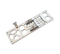 CDIYTOOL Carré de scie circulaire 340 mm, argenté à angle droit, compatible avec les rails de guidage Festool et Makita